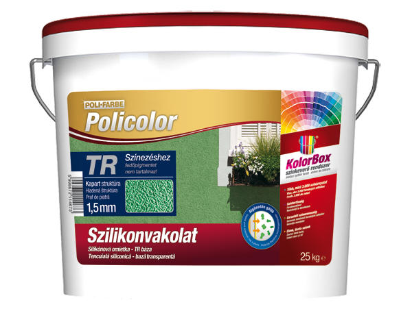 PC silikón 2mm ryh.TRbáza 25kg